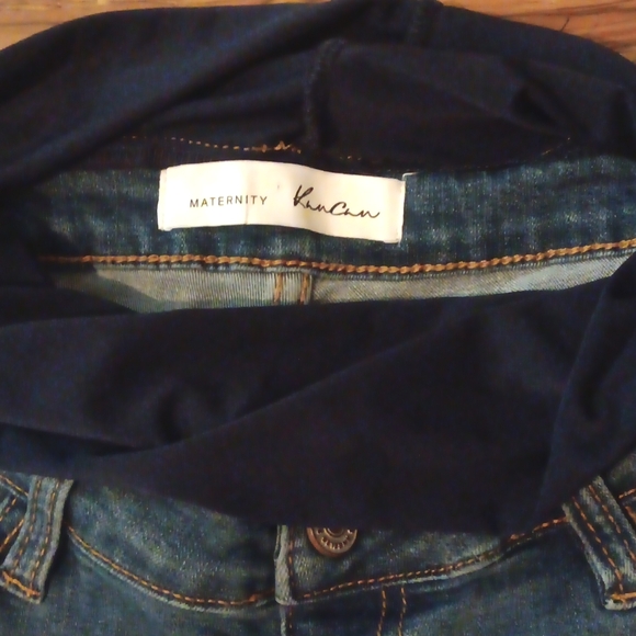 MATERNITY KANCAN Women's Distressed Skinny Jeans - Picture 3 of 3